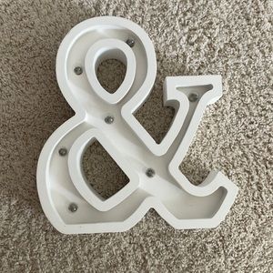 & light up sign